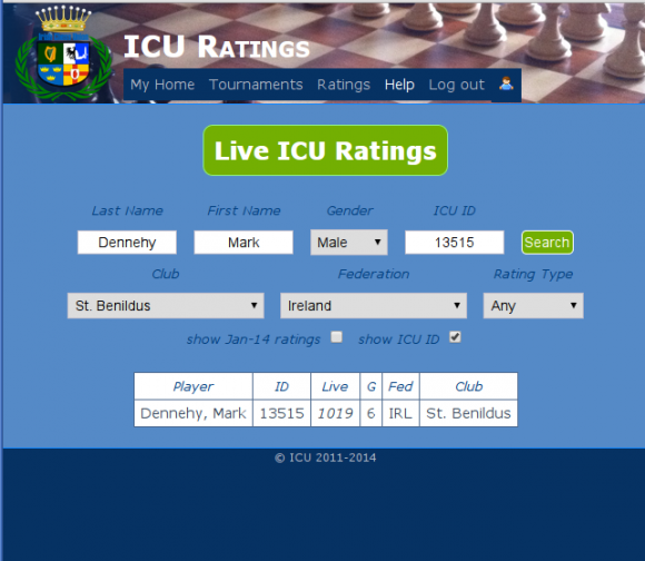 First ICU Rating!